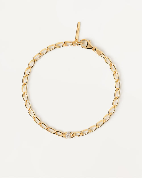 Bracciale a catena LETTERA A