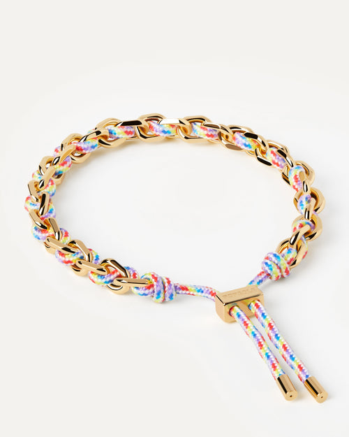 Bracciale Catena e Corda Prisma