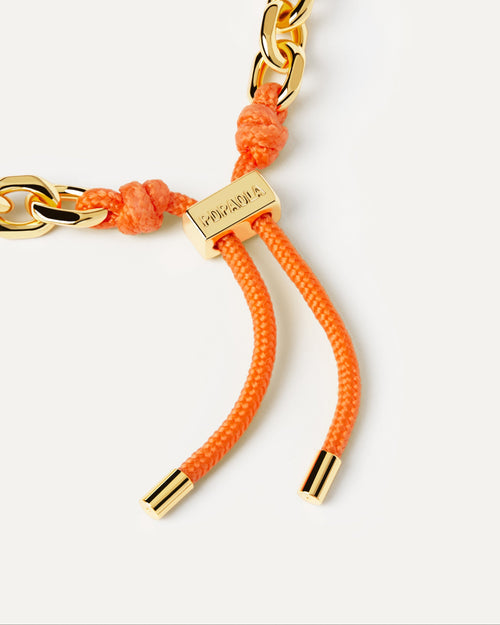 Bracciale Catena e Corda Tangerine Essential
