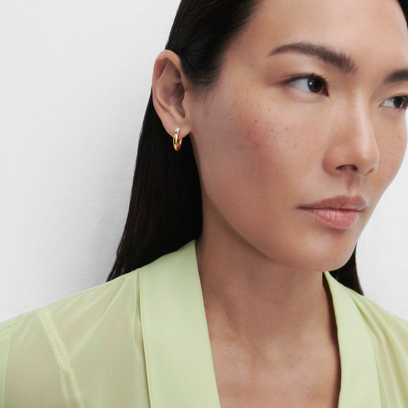 Orecchini a cerchio Becca