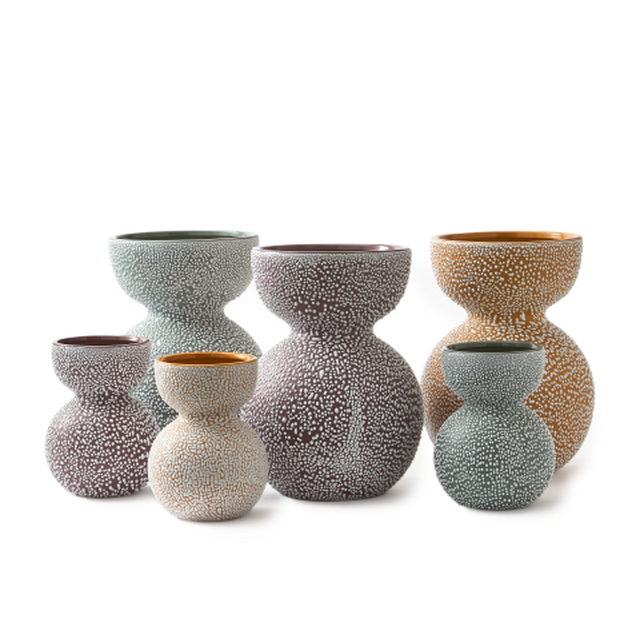 Boolb Dots Vase Purple - M