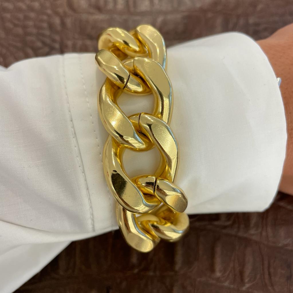 Bracciale groumette dorato