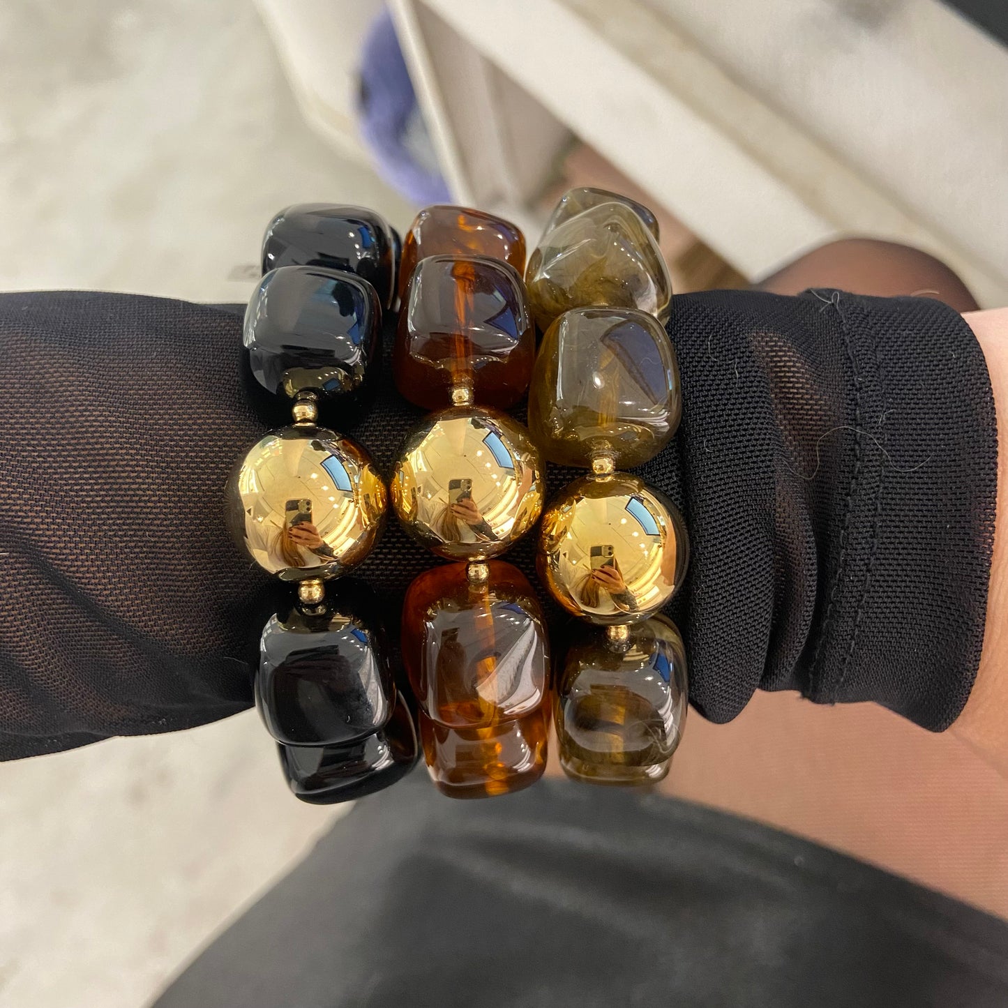 Bracciale Perle Grandi
