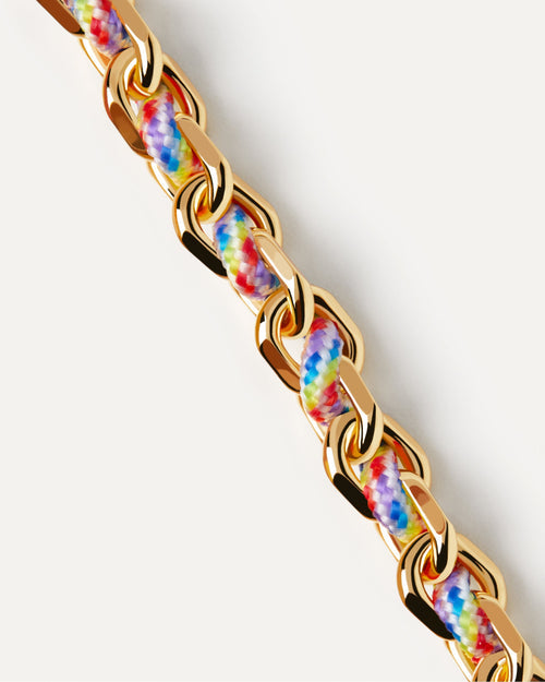 Bracciale Catena e Corda Prisma