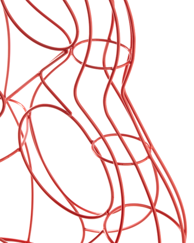 Three Ears Frame rosso