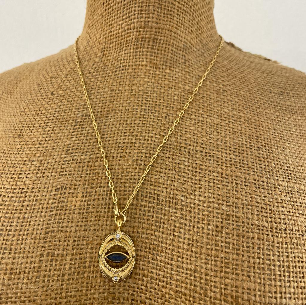 Collana pietar labradorite