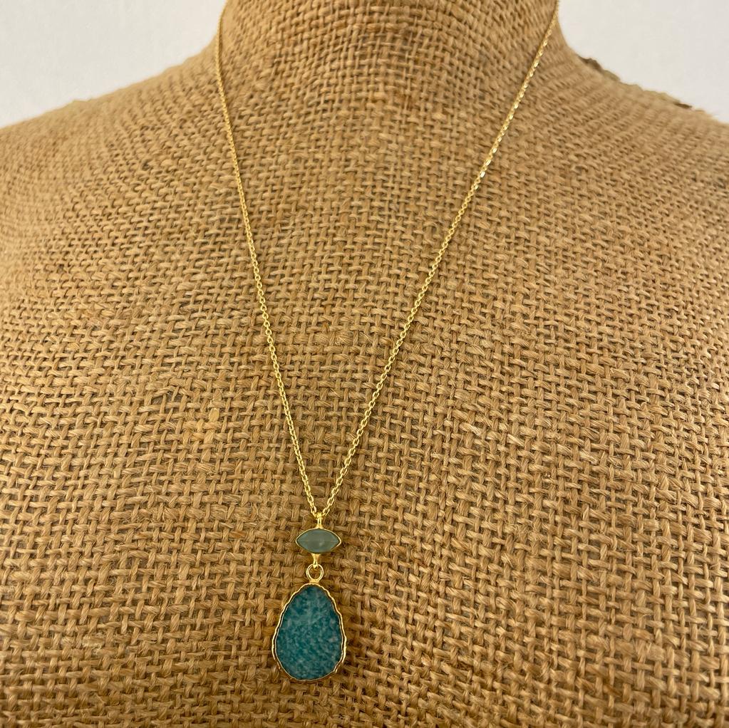 Collana pietra amazonite