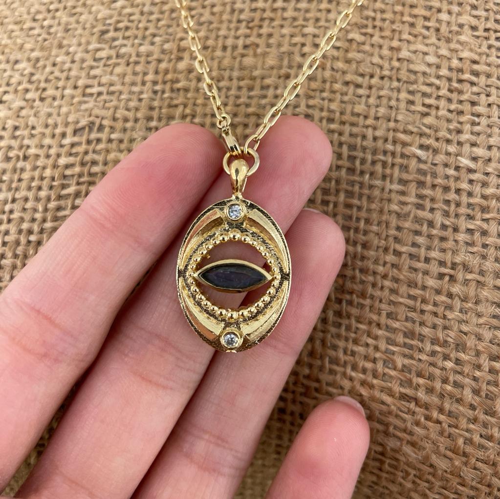 Collana pietar labradorite