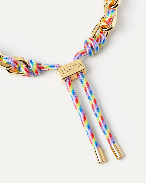 Bracciale Catena e Corda Prisma