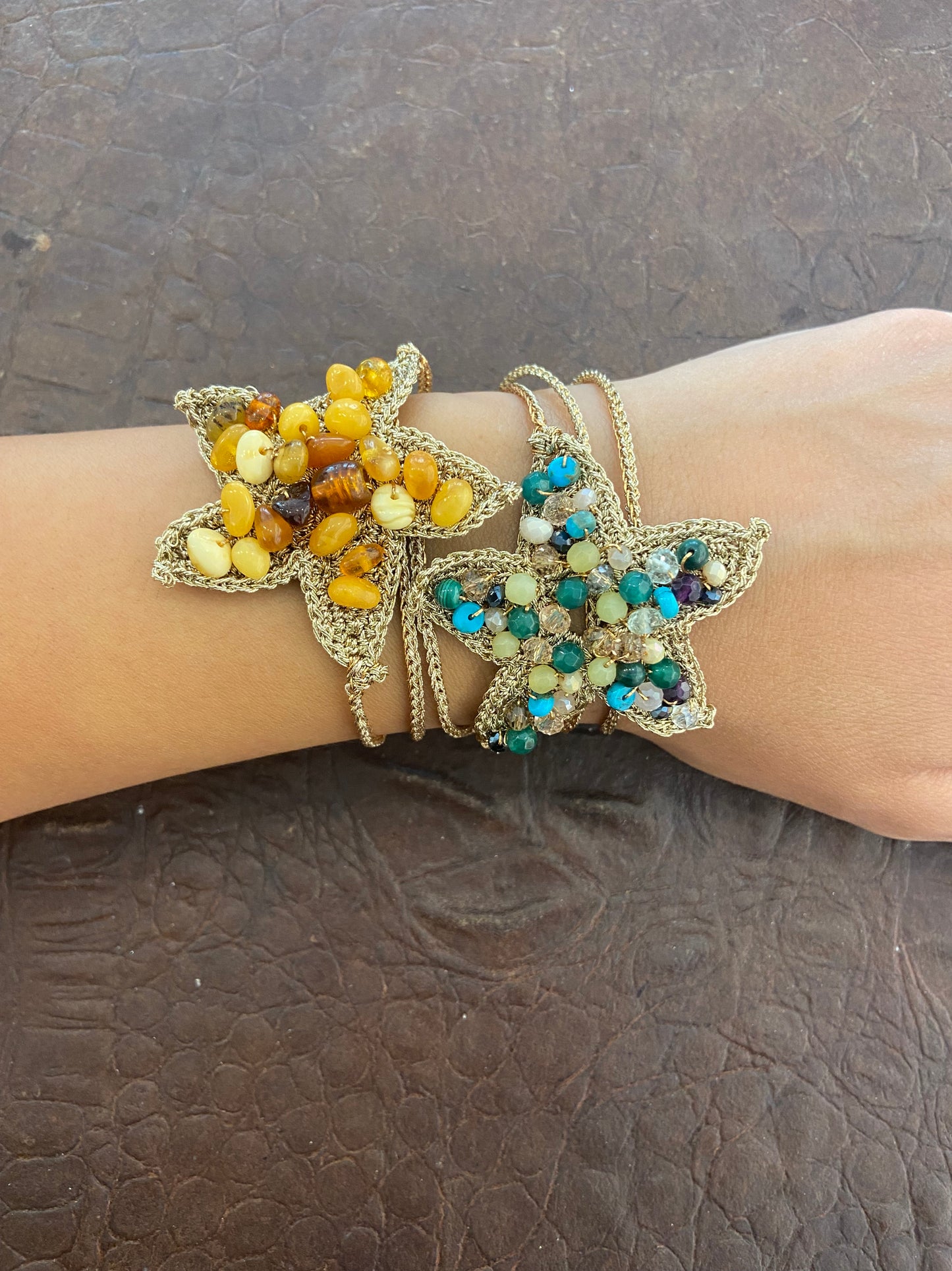 Bracciale All'uncinetto con stella