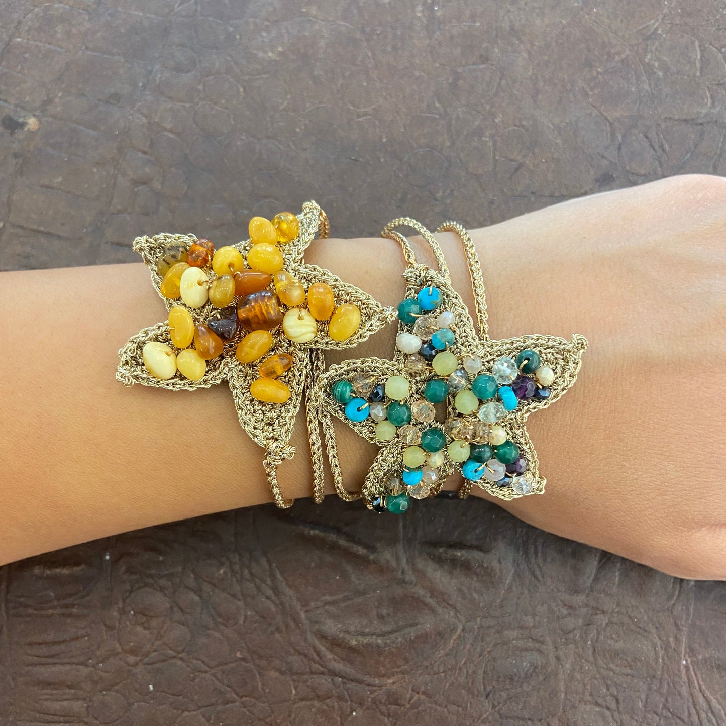 Bracciale All'uncinetto con stella