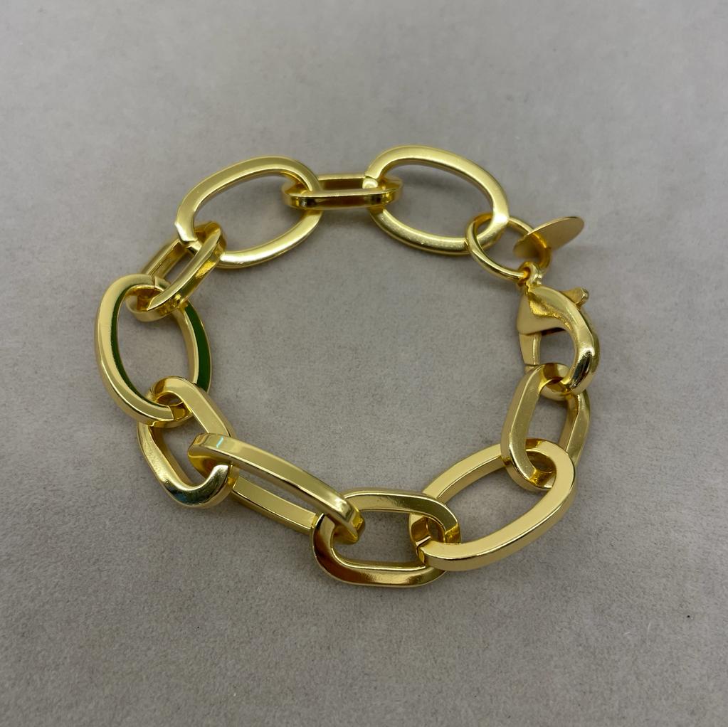 Bracciale catena ovale
