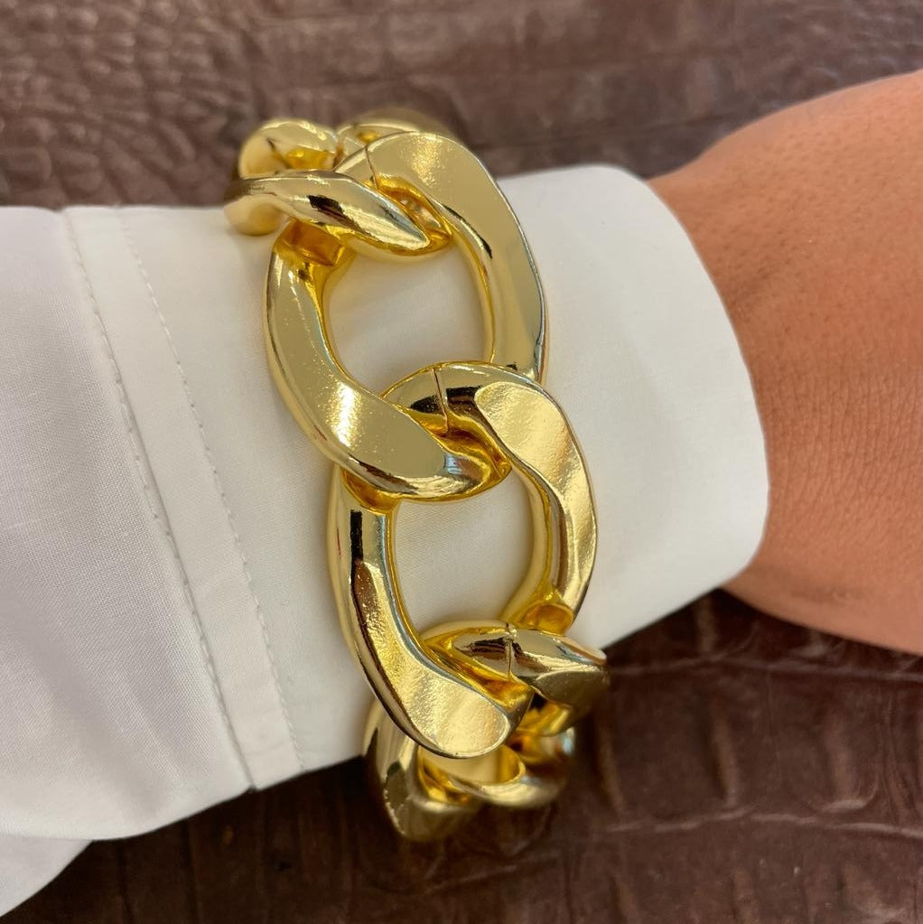 Bracciale groumette dorato