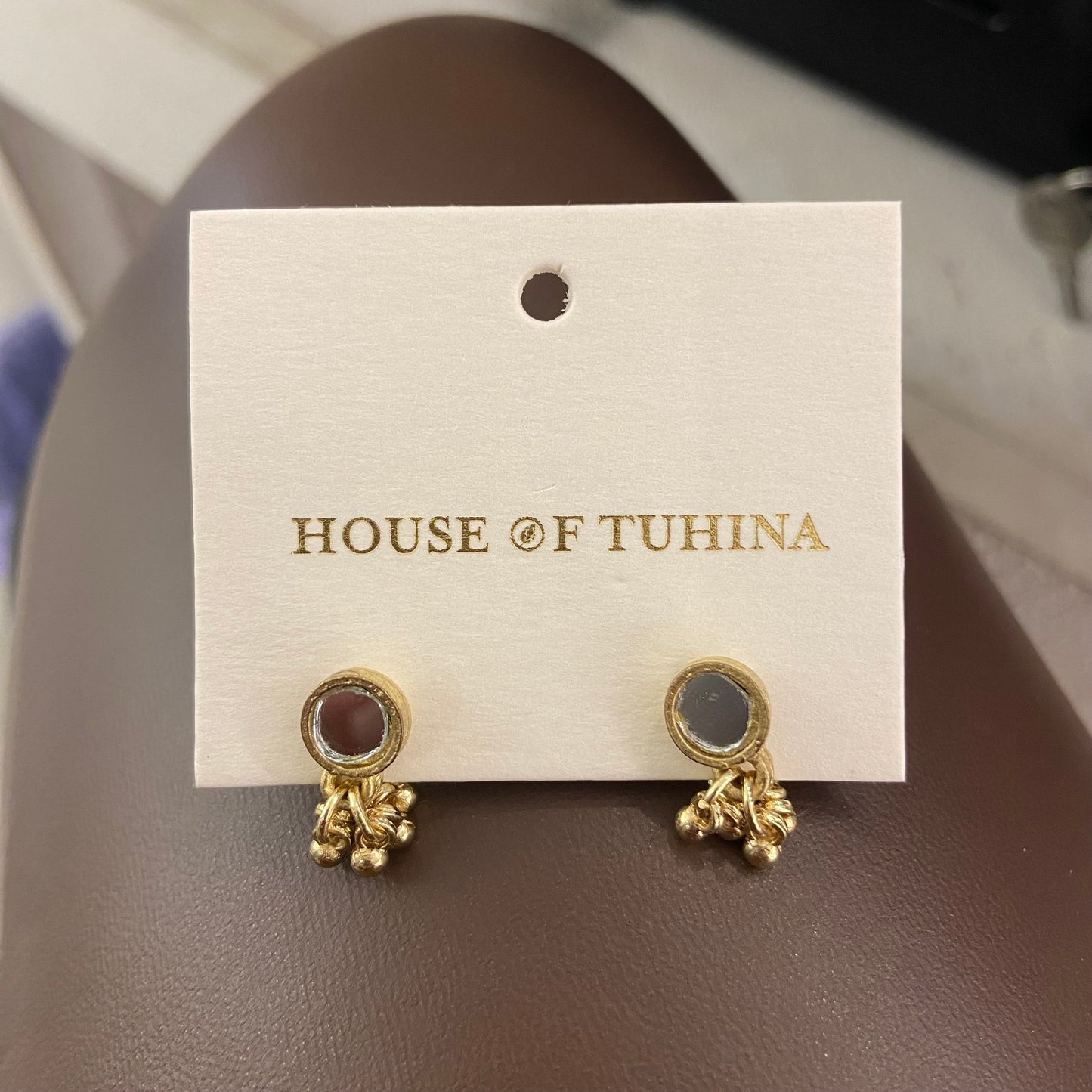 Orecchini Metallo Mirror