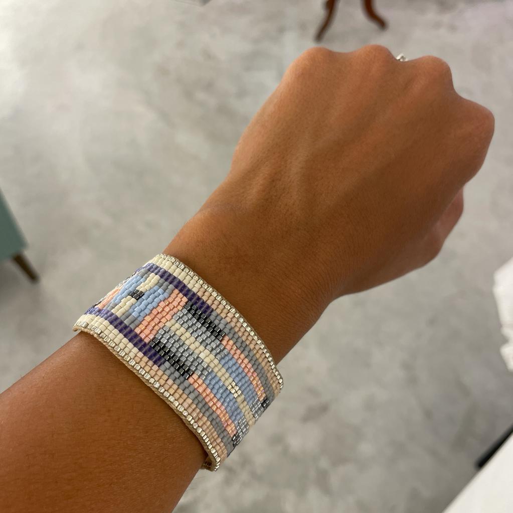 Bracciale grande perline