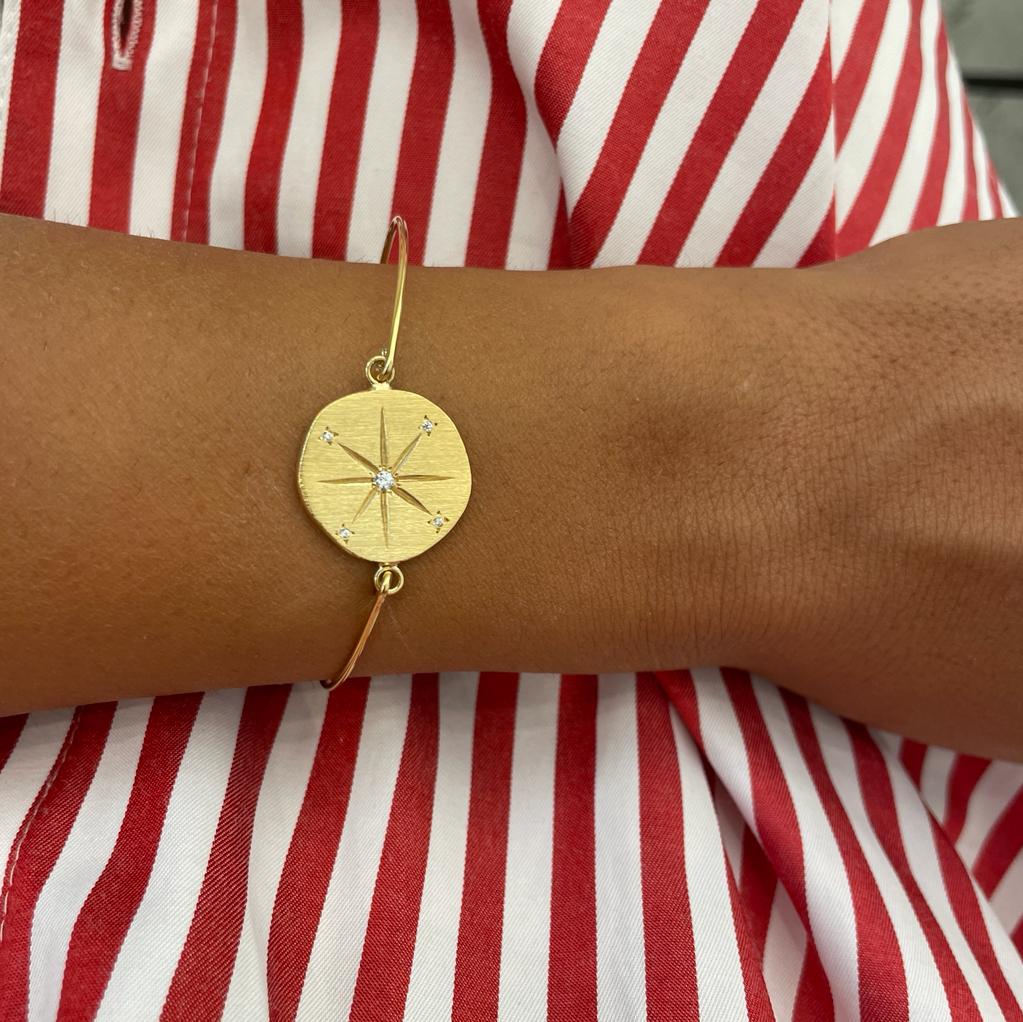 Bracciale rigido sole grande