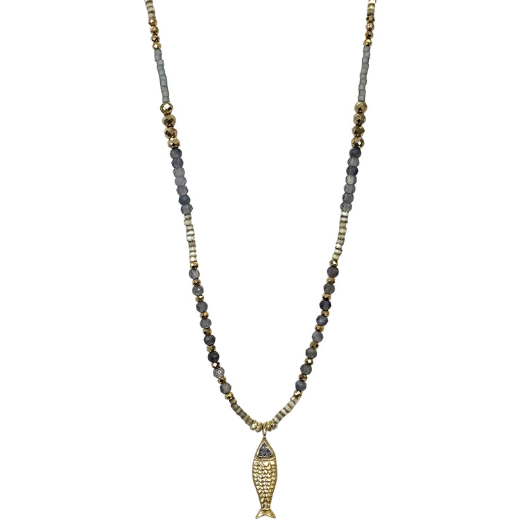 Collana con perline