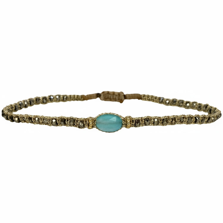 Bracciale filo e perline