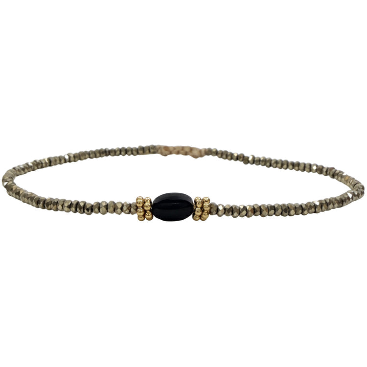 Bracciale filo e perline
