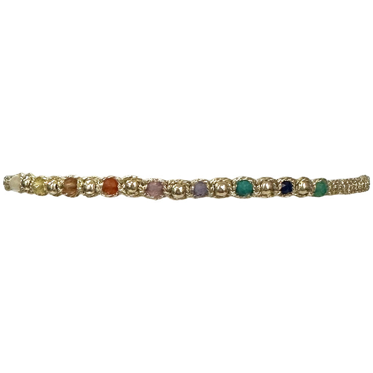 Bracciale filo e perline