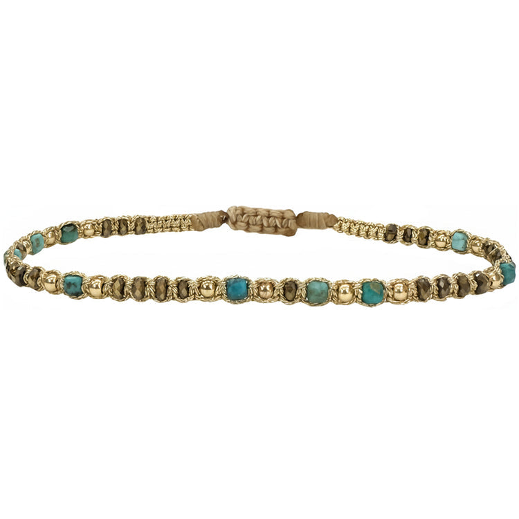 Bracciale filo e perline