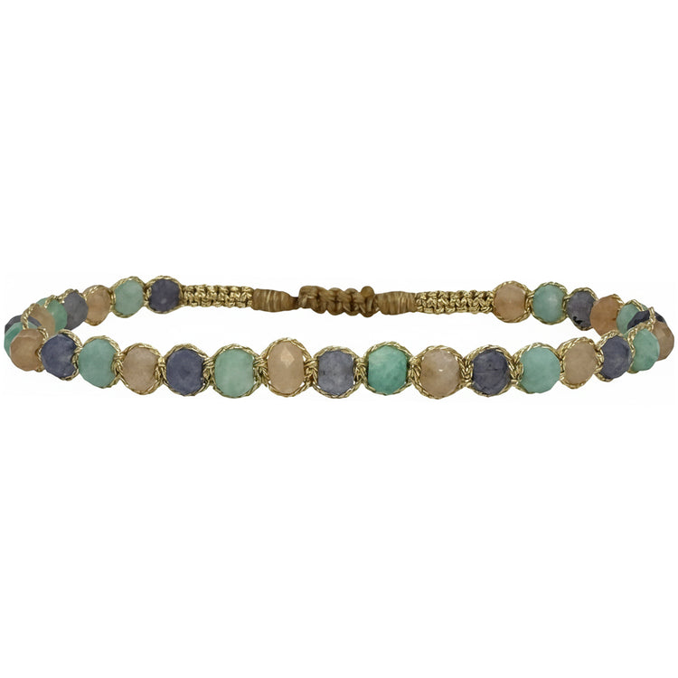 Bracciale filo e perline