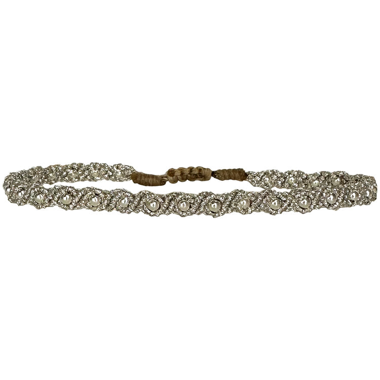 Bracciale filo e perline
