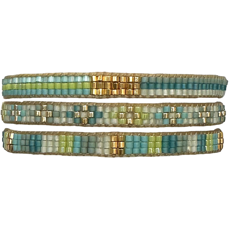 Bracciale filo e perline