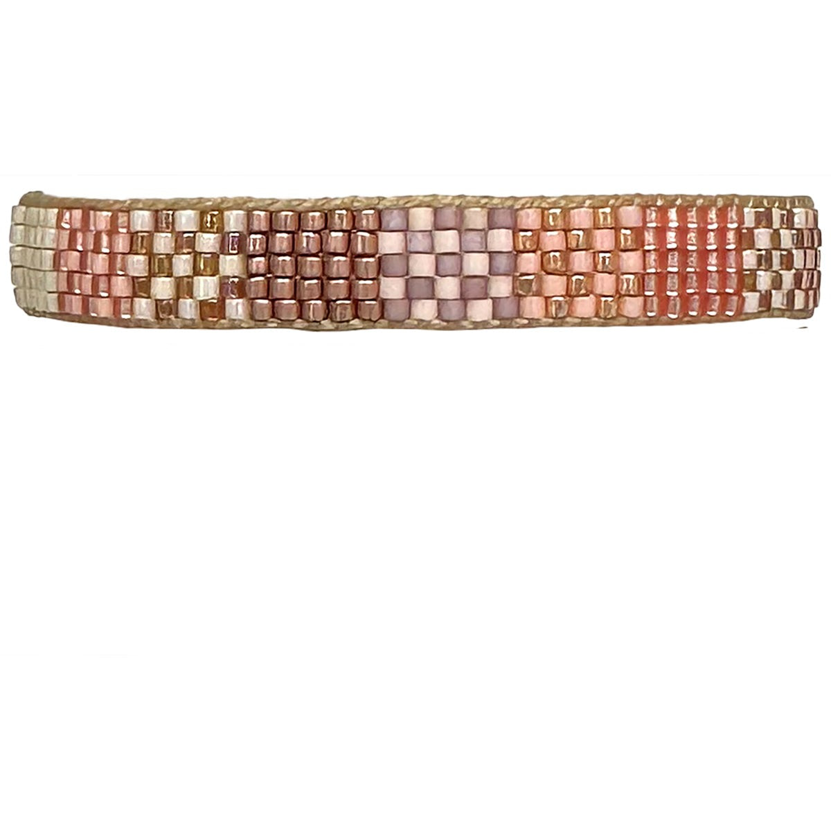 Bracciale con perline lilla
