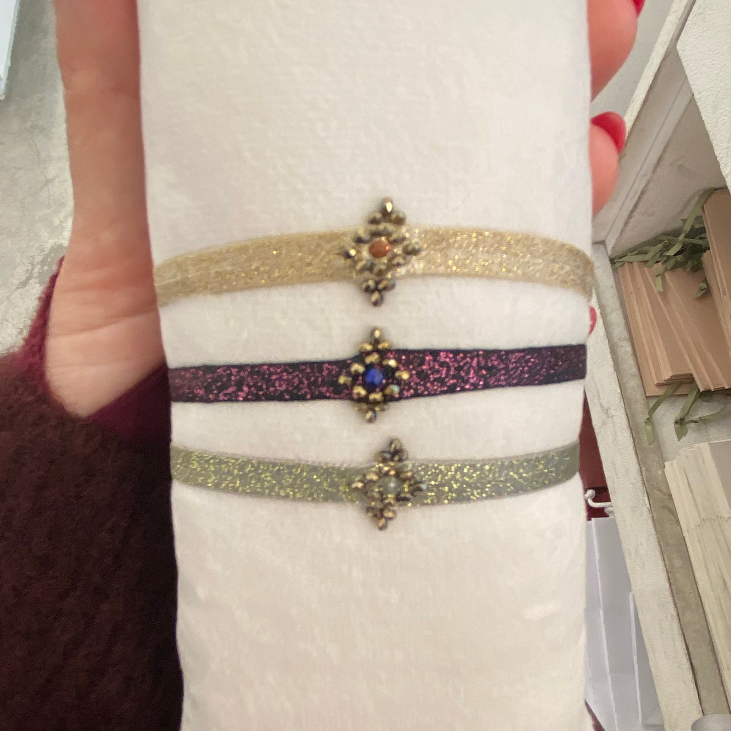 Bracciale Filo e Perline