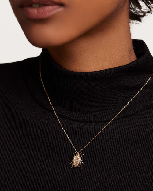 COLLANA AMULETO LUCK BEETLE