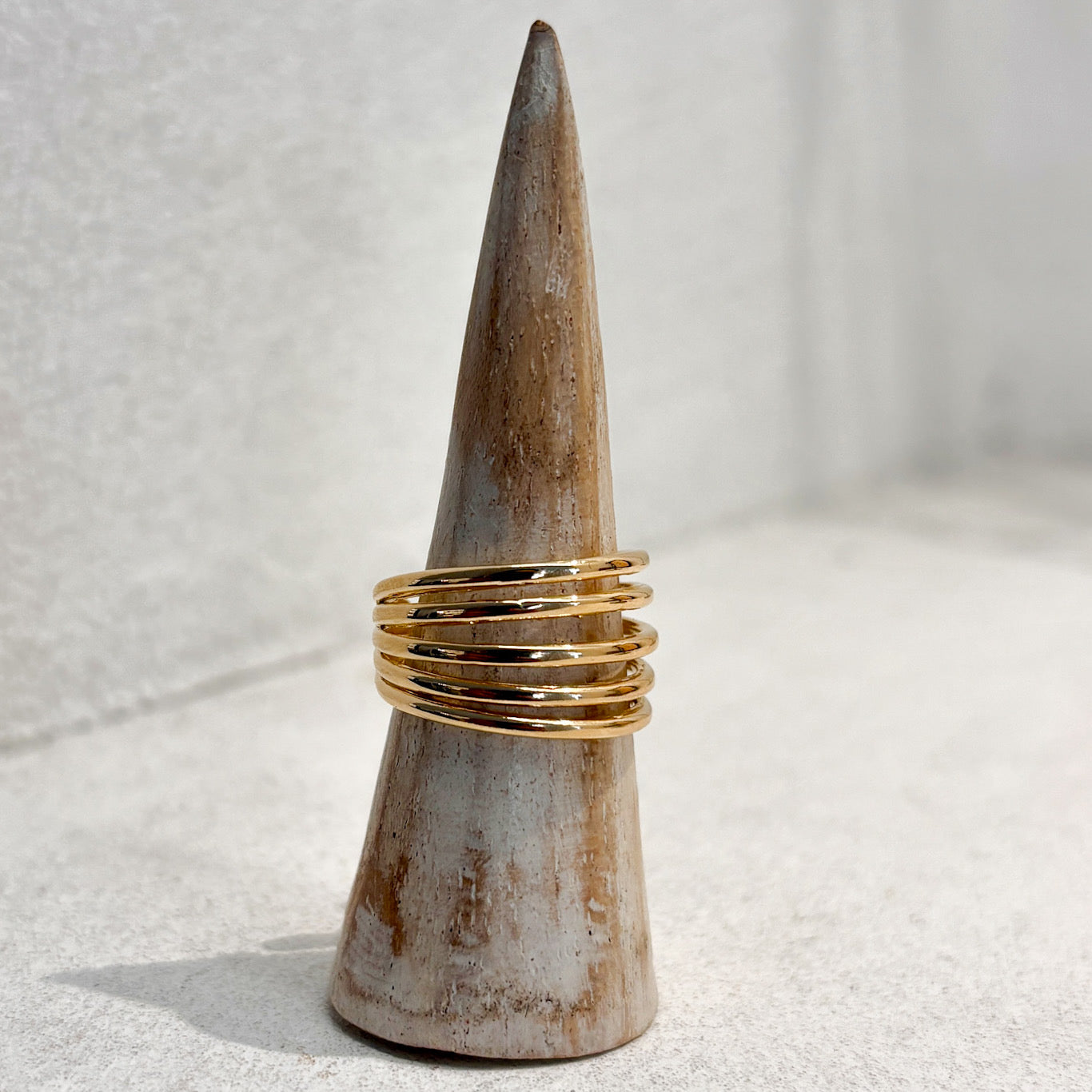 Anello fascia cinque fili
