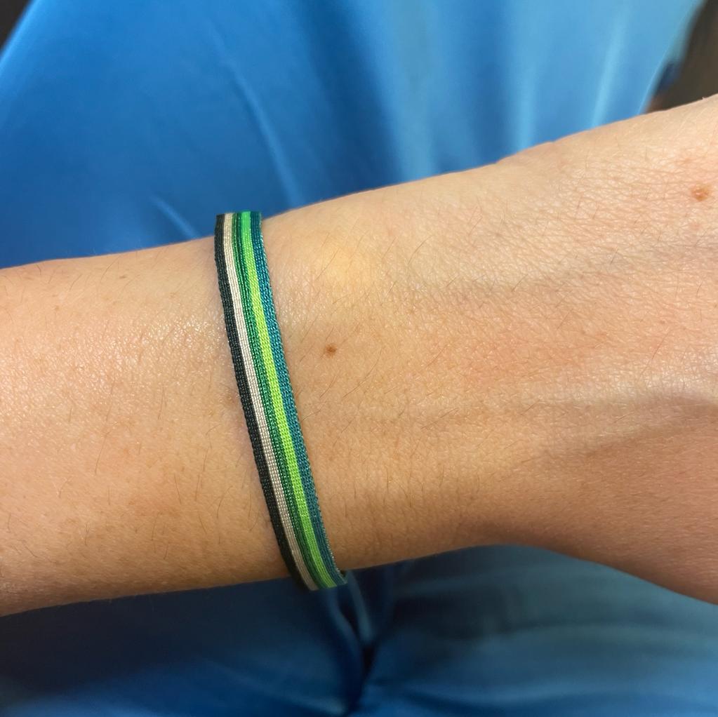 Bracciale tessuto