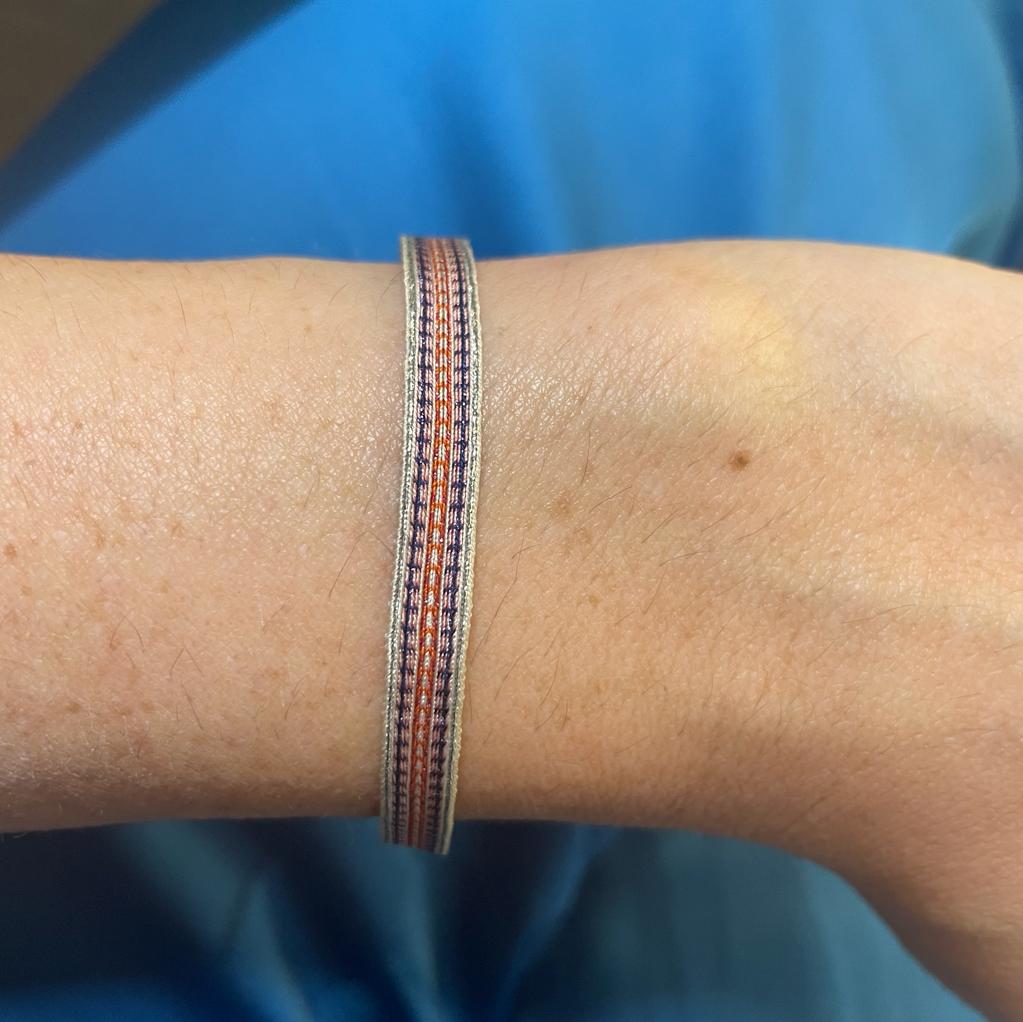 Bracciale tessuto