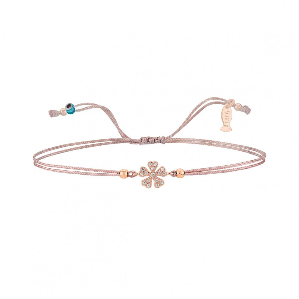 Bracciale quadrifoglio