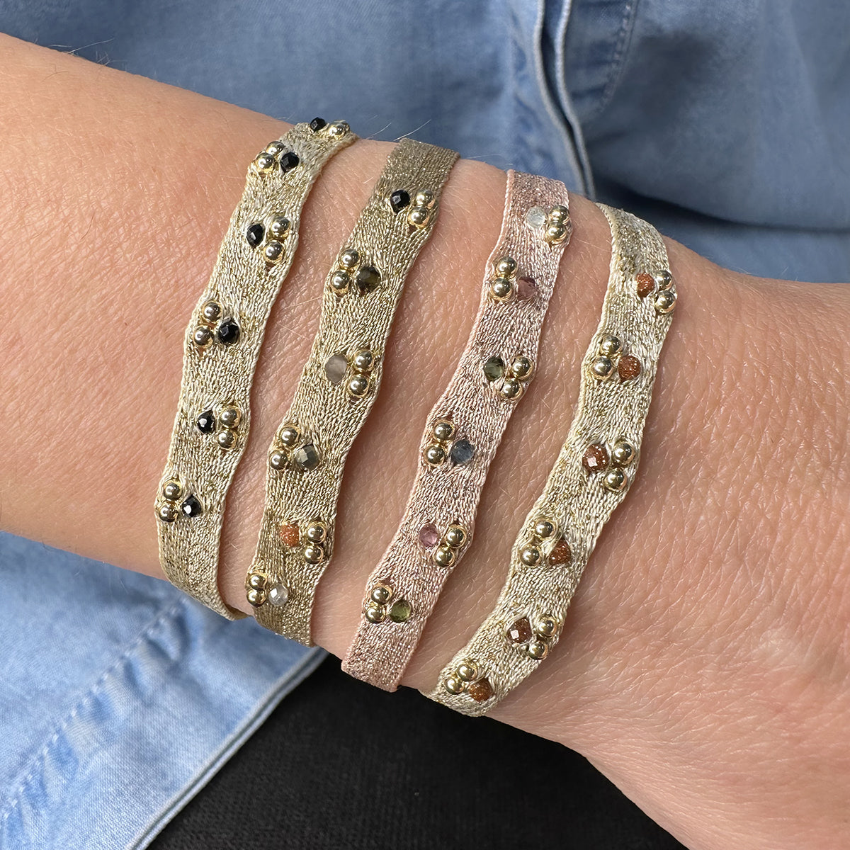 Bracciale con perline