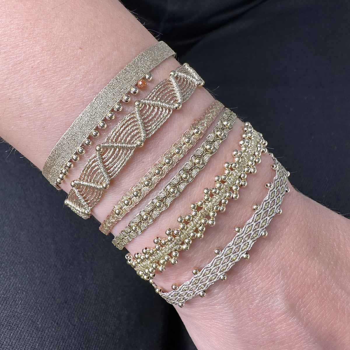 Bracciale con perline