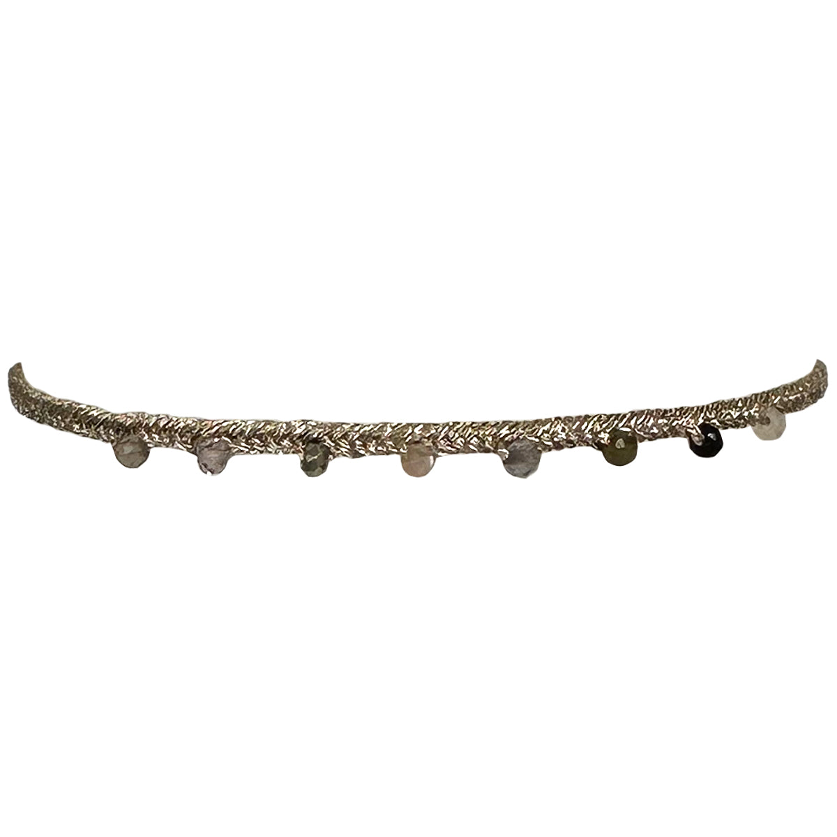Bracciale lurex con pietre
