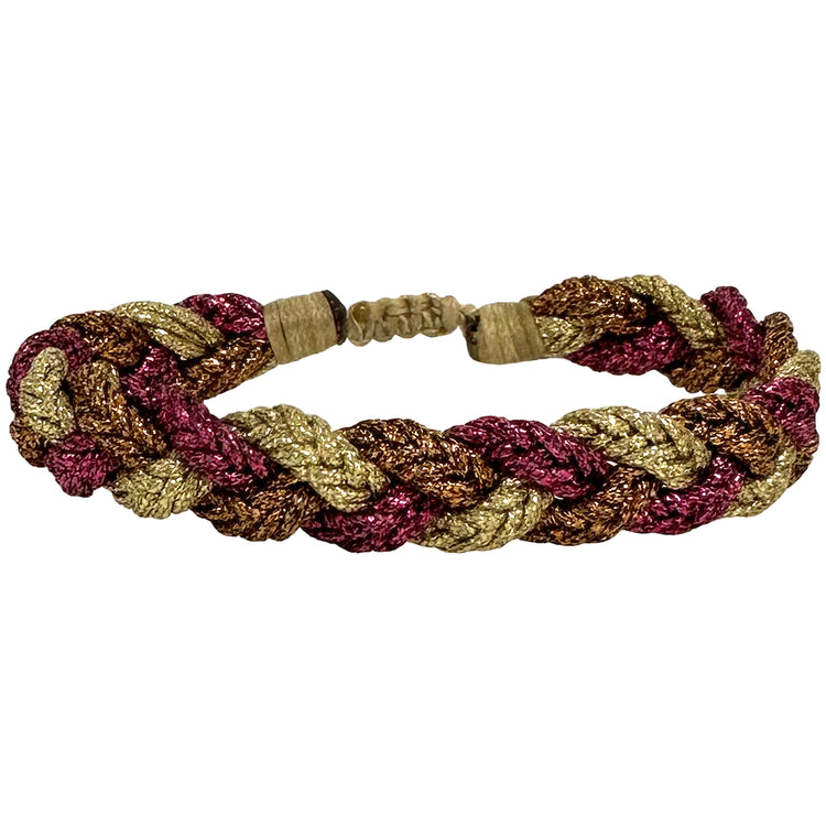 Bracciale in tessuto intecciato