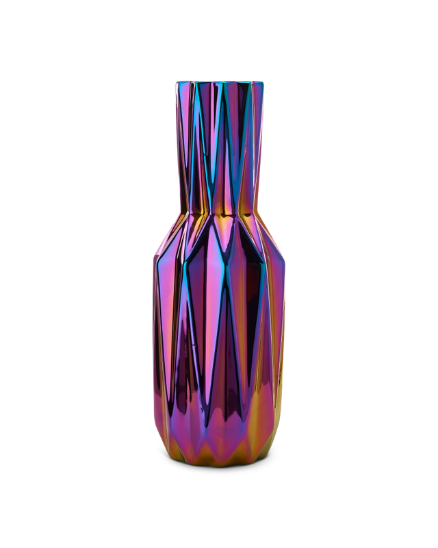 Vaso Pieghe Multicolore L