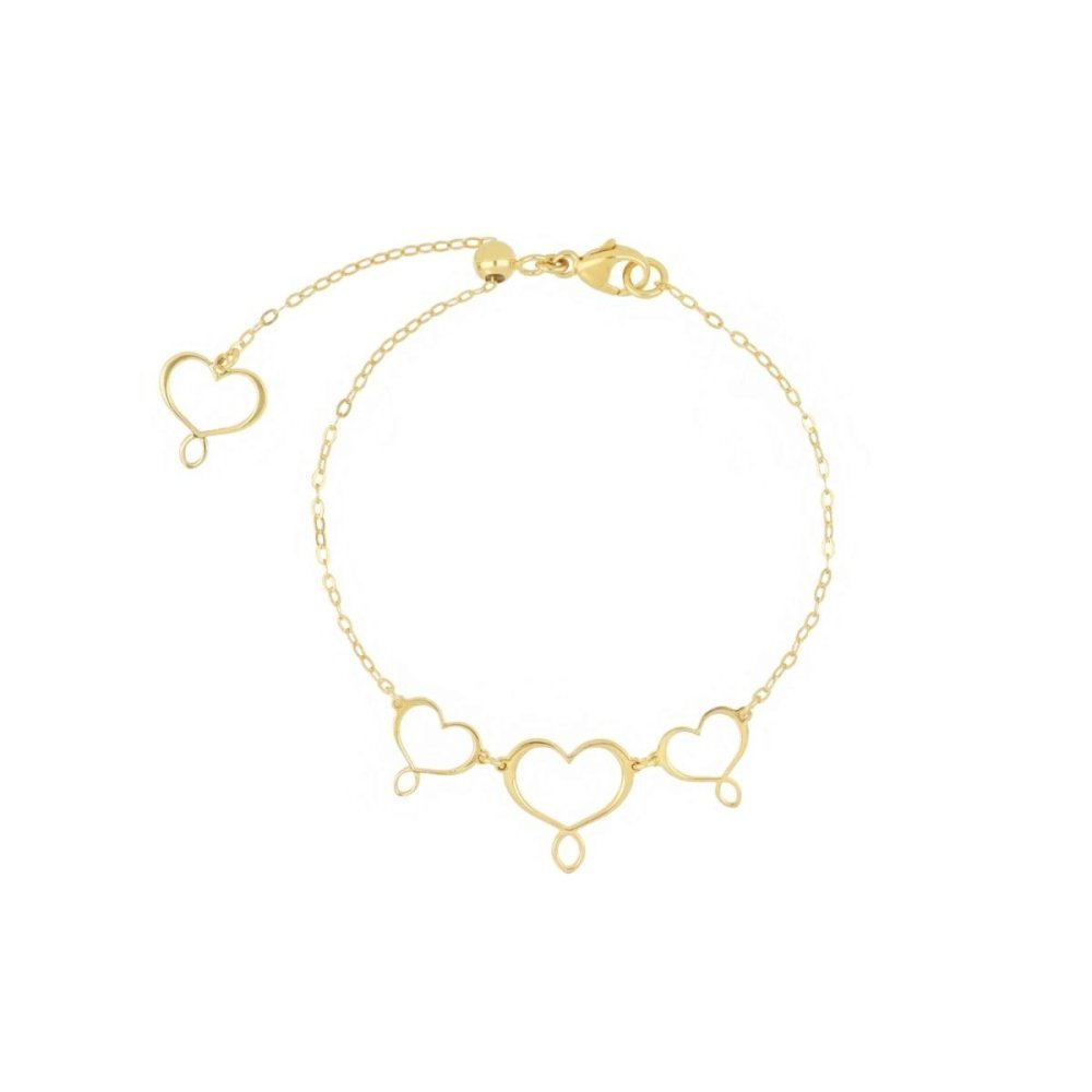 BRACCIALE MAMAN TRE CUORI