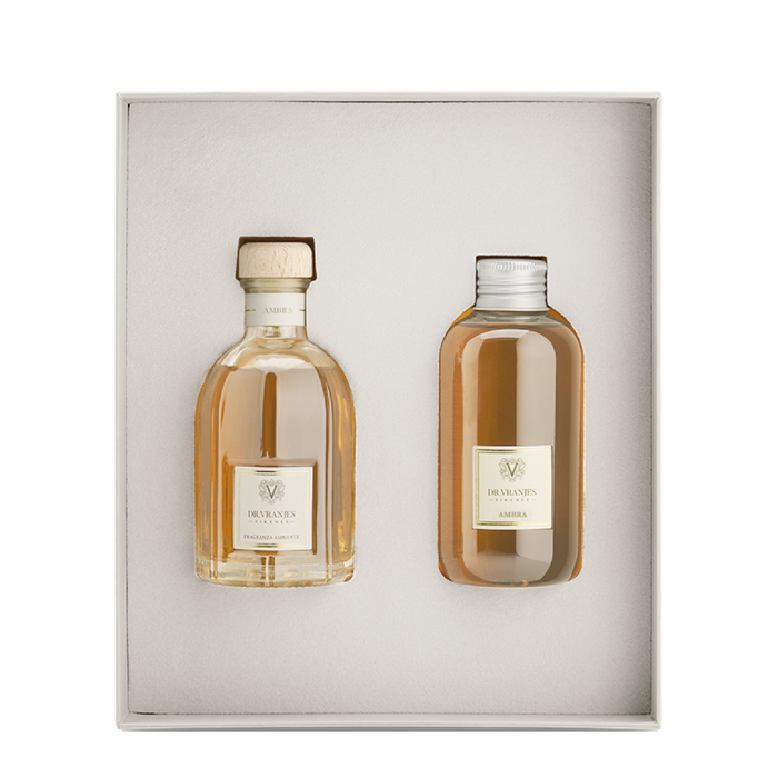 Gift Box Ambra Diffusore 100 ml e Ricarica 150 ml