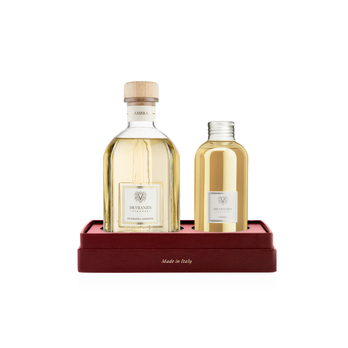 Cofanetto Fragranza Ambra 250 ml & Ricarica 150 ml