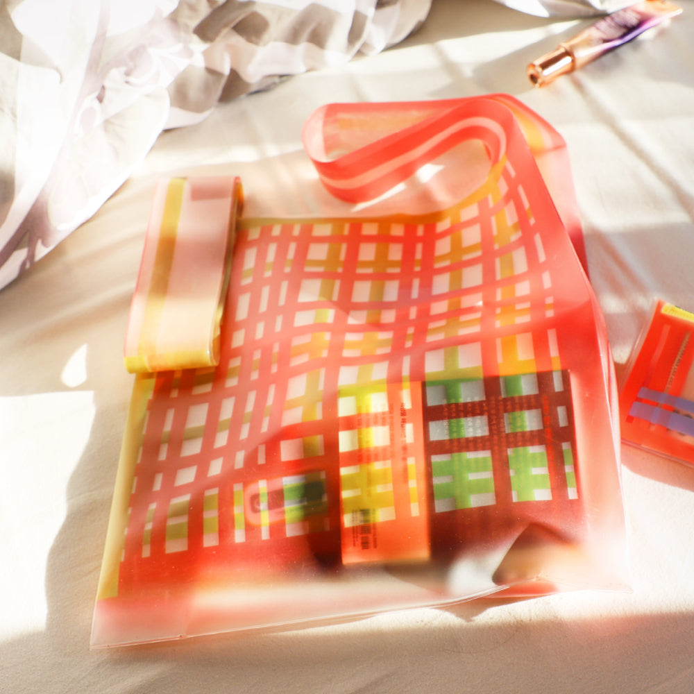 Borsetta totebag in Plastica impermeabile