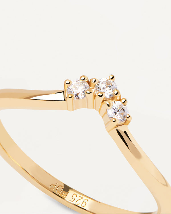 Anello mini crown gold