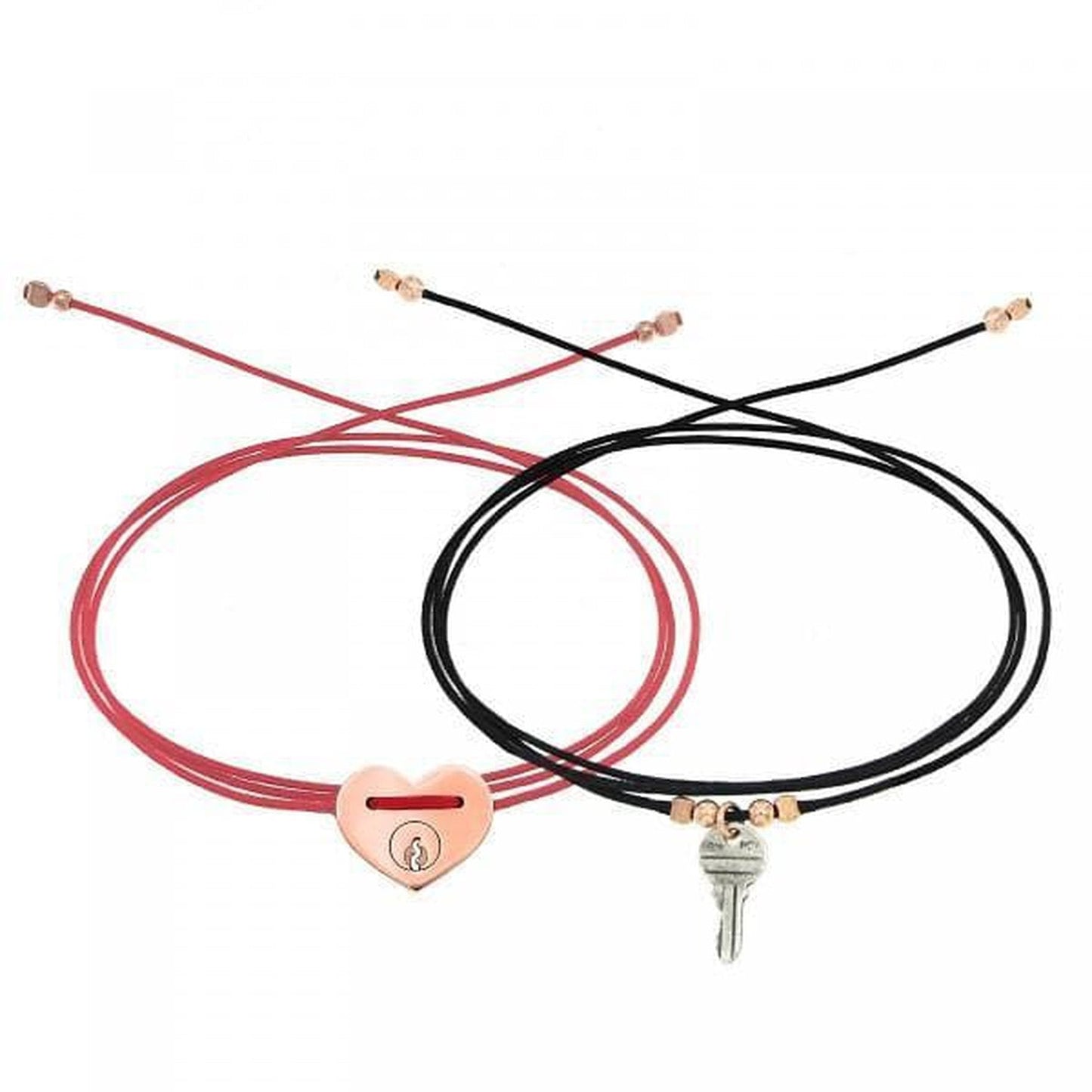 Bracciali Bracciale Maman et Sophie Cuore e Chiave BF064 MAMAN ET SOPHIE