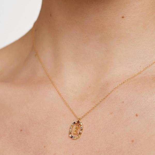 Girocollo Lettera E-Girocolli-PDPAOLA-CO01-264-U-Gioielleria Granarelli