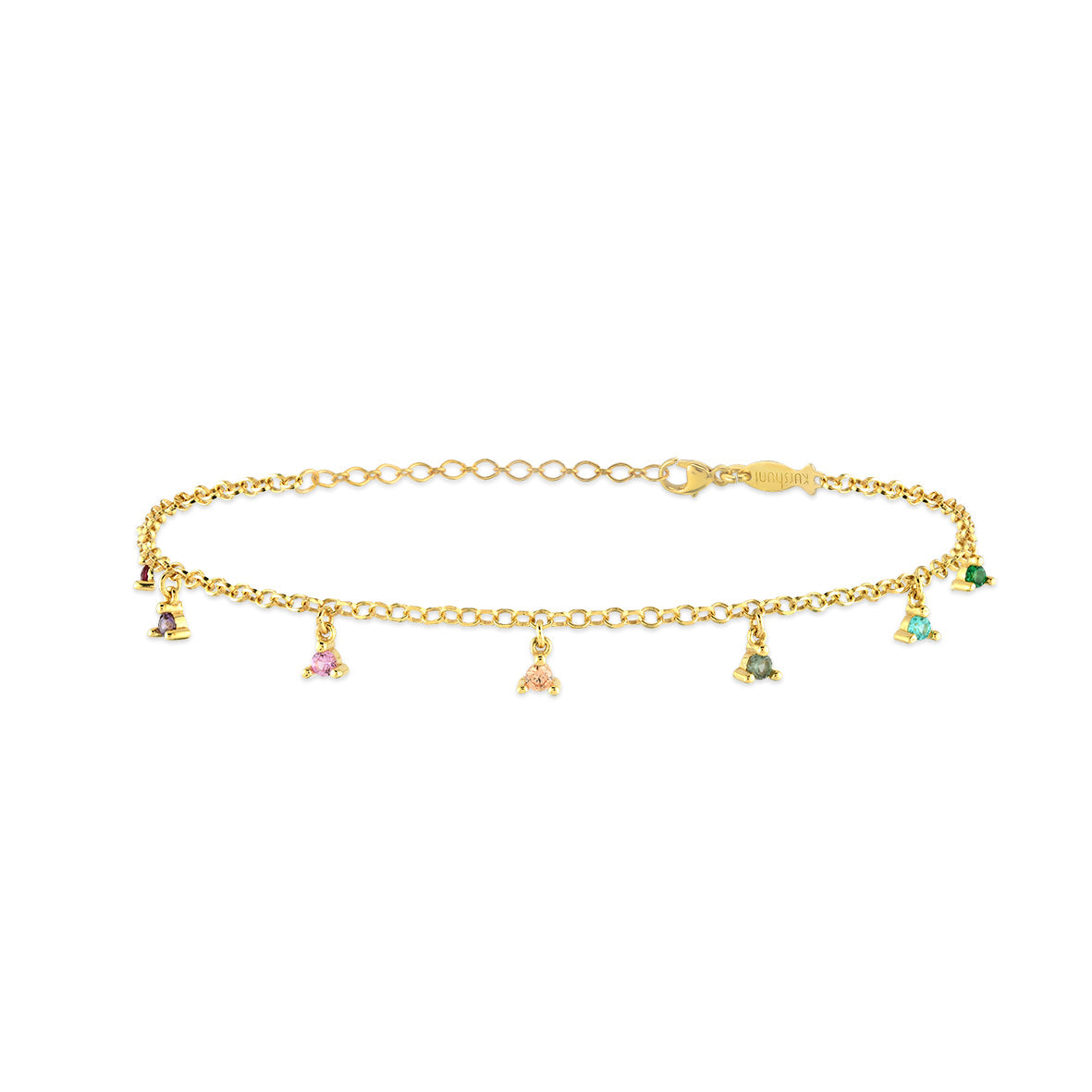 Finitura Yellow Gold , Zirconi Multicolore