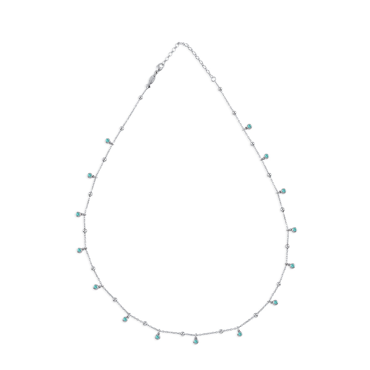Finitura Rosegold , Zirconi Paraiba , diam. 2 mm