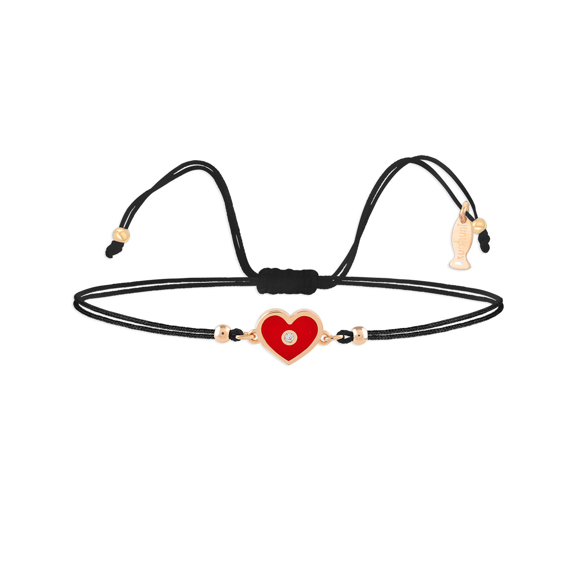 Finitura Rosegold , Smalto Rosso , Stringa Black